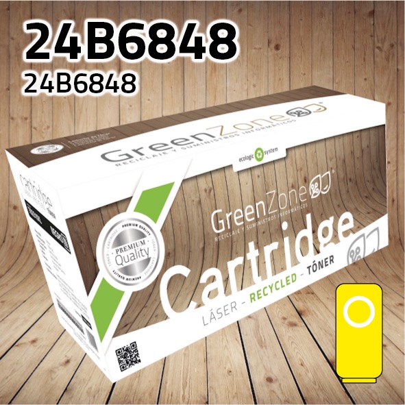 [GLT6848Y] Green Zone para Lexmark 24B6848 Kit Toner Amarillo (30.000 Copias)