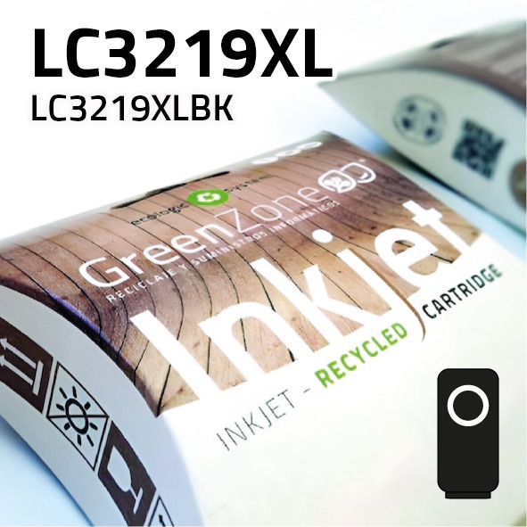 Green Zone para Brother LC3219XL Negro (3.000 Copias)