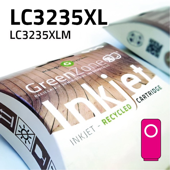 Cartucho Brother LC3235XLM magenta | 5.000 páginas | Green Zone