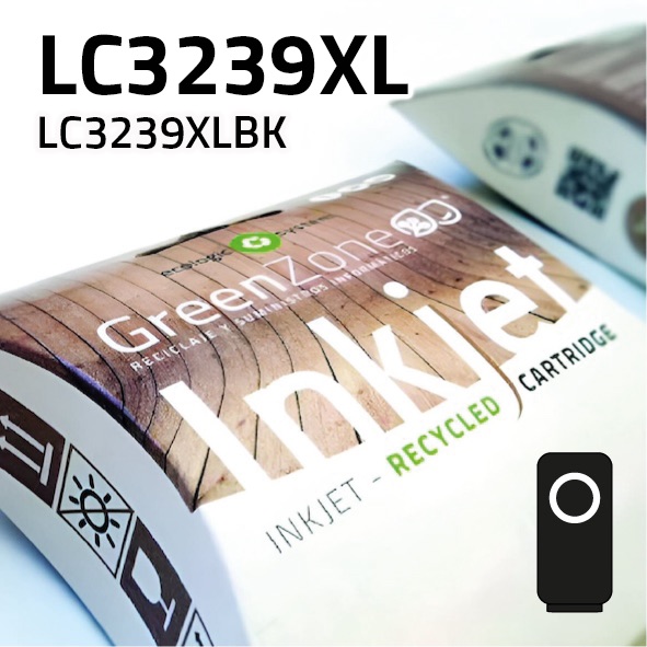 Green Zone para Brother LC3239XLBK Negro (6.000 Copias)