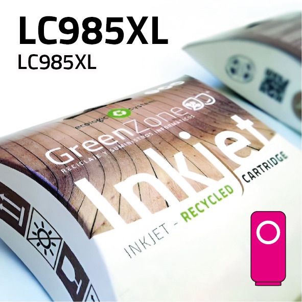 Green Zone para Brother LC985XL Magenta (20.5 ml)