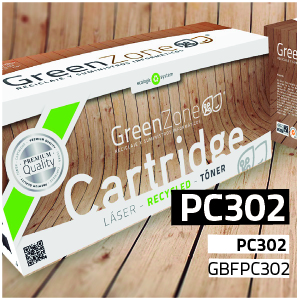 Cinta de transferencia Brother PC302RF negro | 2 rollos | Green Zone