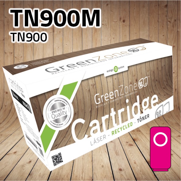 Green Zone para Brother TN900 Kit Toner Magenta (6.000 Copias)