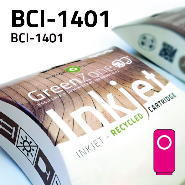 [GCCBCI1401M] Cartucho Canon BCI-1401 magenta | 130 ml | Green Zone