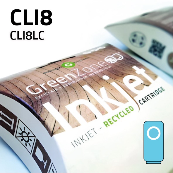 [GCCCLI8LC] Cartucho Canon CLI8 Light cian | 14 ml | Green Zone