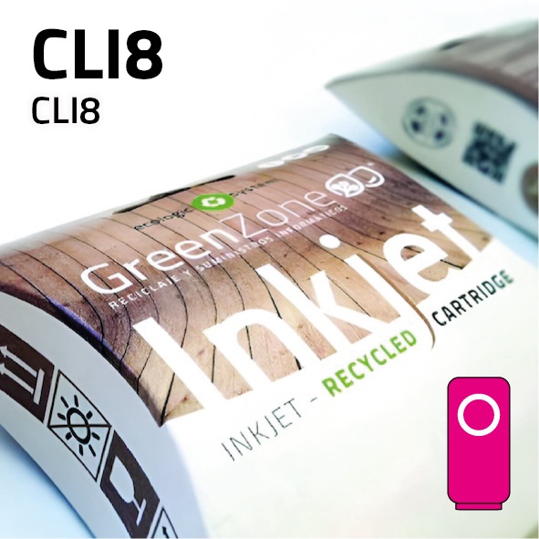 [GCCCLI8M] Cartucho Canon CLI8 magenta | 14 ml | Green Zone