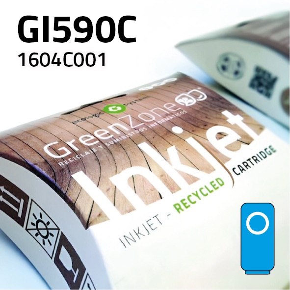[GCCGI590C] Cartucho Canon GI590C cian | 70 ml | Green Zone