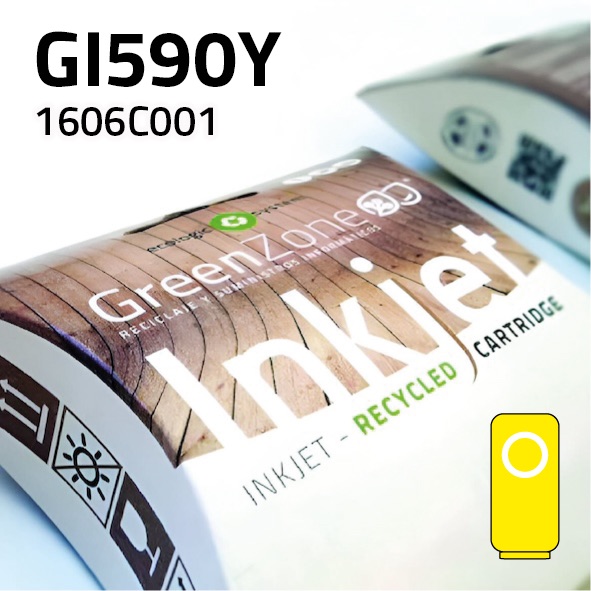 Green Zone para Canon GI590Y Amarillo (70 ml)