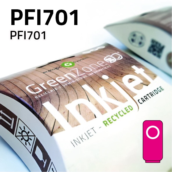 Green Zone para Canon PFI701 Magenta (700 ml)
