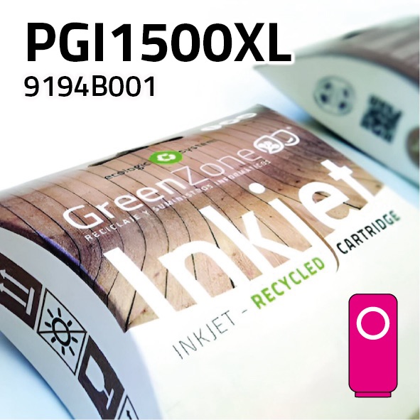 [GCCPGI1500XM] Cartucho Canon PGI1500XL magenta | 12 ml | Green Zone