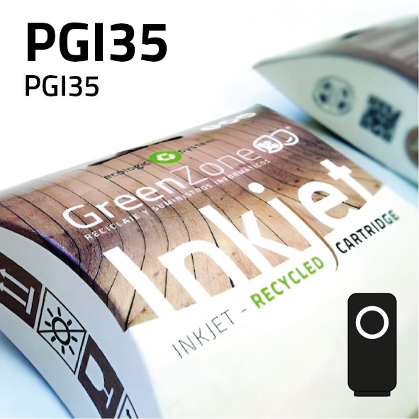 [GCCPGI35N] Cartucho Canon PGI35 negro | 10.5 ml | Green Zone