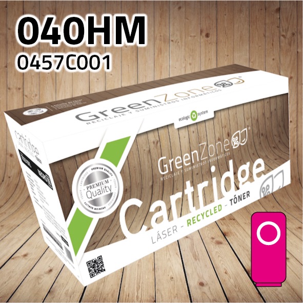Green Zone para Canon (040HM) 0457C001 Magenta (10.000 Copias)