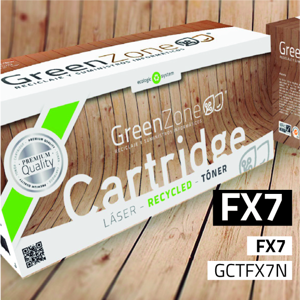 [GCTFX7N] Tóner Canon FX7 negro | 4.500 páginas | Green Zone