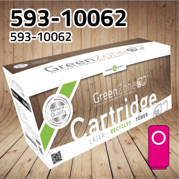 Green Zone para Dell 593-10062 Kit Toner Magenta (4.000 Copias)