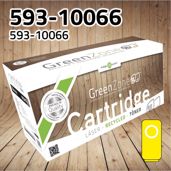 Green Zone para Dell 593-10066 Kit Toner Amarillo (2.000 Copias)