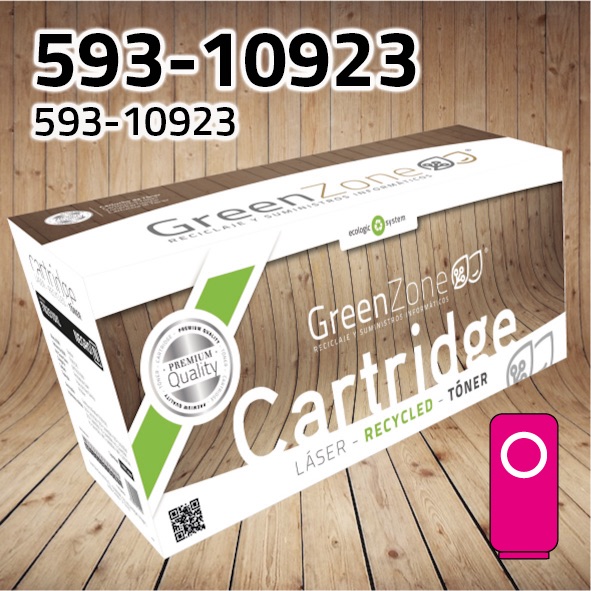 Green Zone para Dell 593-10923 Kit Toner Magenta (12.000 Copias)