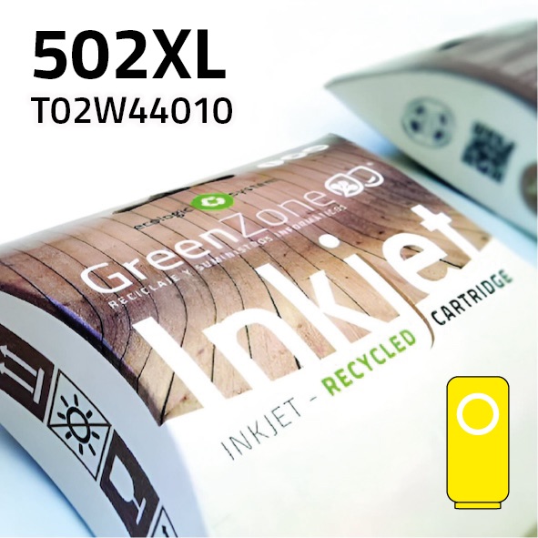 [GECT02W4XY] Cartucho Epson T02W44010 (502XL) amarillo | 470 páginas | Green Zone
