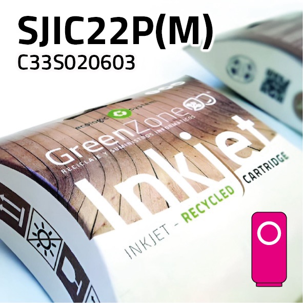 [GECT0603M] Cartucho Epson C33S020603 (SJIC22P(M)) magenta | 32,5 ml | Green Zone