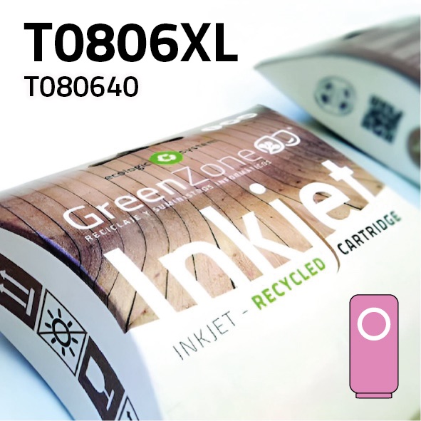 [GECT080XLM] Cartucho Epson T080640XL Light magenta | 19 ml | Green Zone
