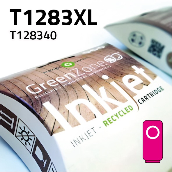 [GECT1283XM] Cartucho Epson T128340XL magenta | 14 ml | Green Zone