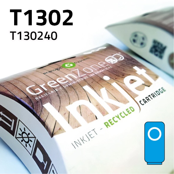 [GECT1302C] Cartucho Epson T130240 cian | 12 ml | Green Zone