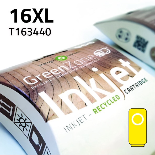 [GECT1634XY] Cartucho Epson T163440 (16XL) amarillo | 17 ml | Green Zone