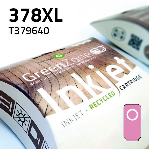 Green Zone para Epson T379640 (378XL) Magenta Claro (10,03 ml)
