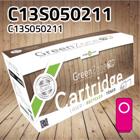 Green Zone para Epson C13S050211 Kit Toner Magenta (3.500 Copias)