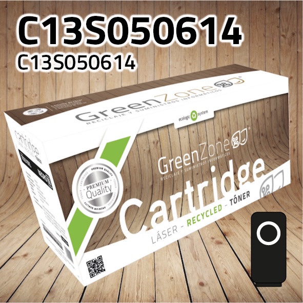 Green Zone para Epson C13S050614 Kit Toner Negro (2.000 Copias)