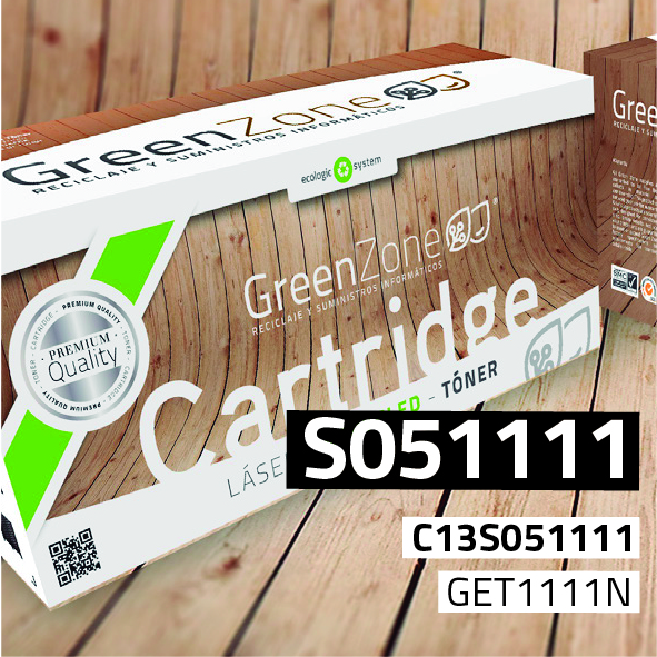 Green Zone para Epson C13S051111 Negro (17.000 Copias)