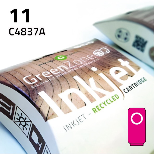 Green Zone para HP C4837A (11) Magenta (32 ml)