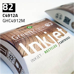 Green Zone para HP C4912A (82) Magenta (80 ml)