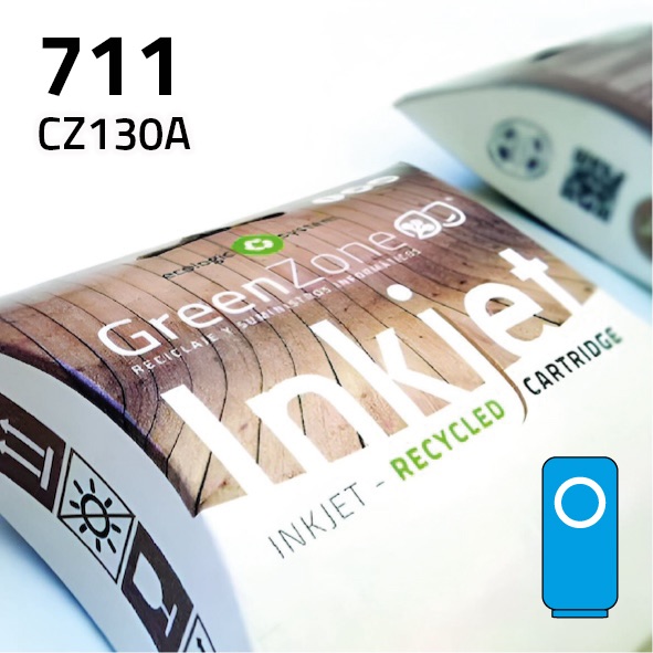 Green Zone para HP CZ130A (711) Cian (29 ml)