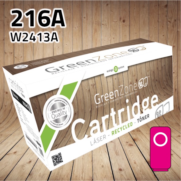 Green Zone para HP W2413A (216A) Magenta (850 Copias)