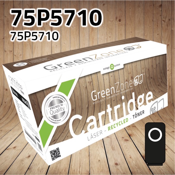 Green Zone para IBM 75P5710 / 75P5711 Kit Toner Negro (6.000 Copias)
