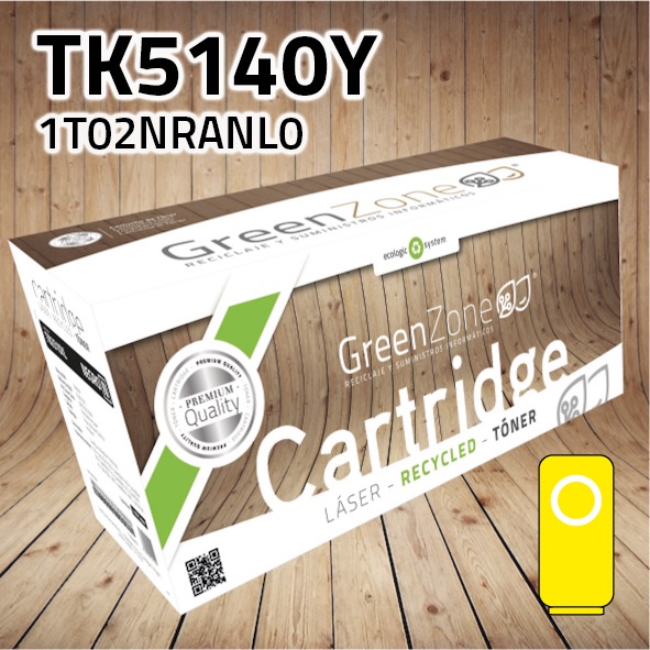 Tóner Kyocera TK5140Y amarillo | 5.000 páginas | Green Zone