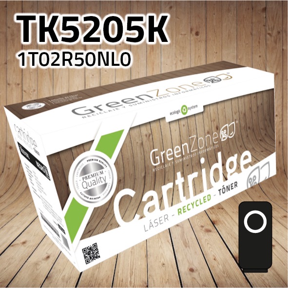 Tóner Kyocera TK5205K negro | 18.000 páginas | Green Zone