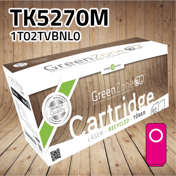 [GKT5270M] Tóner Kyocera TK5270M magenta | 6.000 páginas | Green Zone