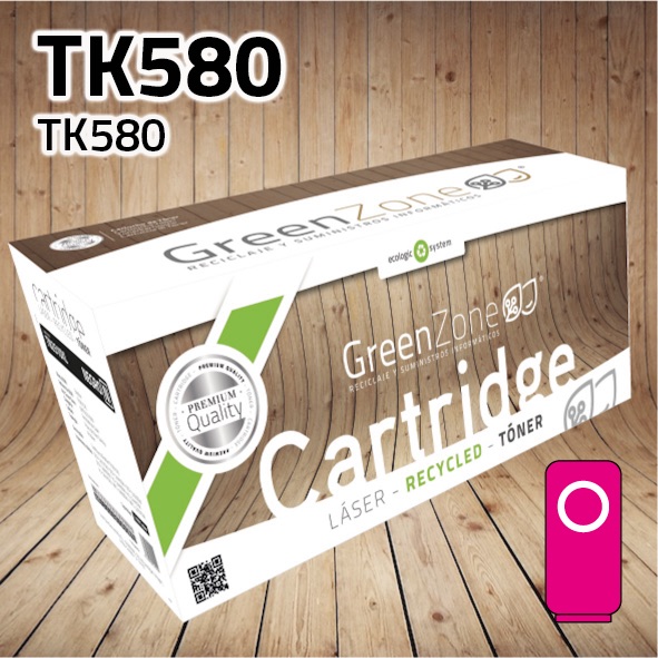 [GKT580M] Tóner Kyocera TK580 magenta | 2.800 páginas | Green Zone
