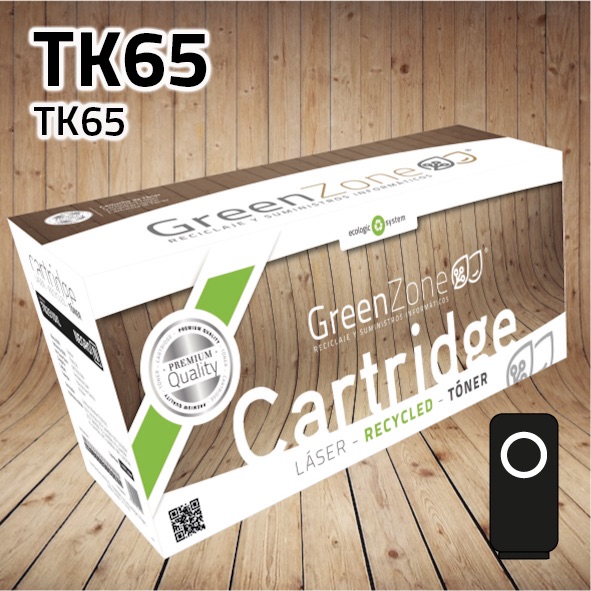 Tóner Kyocera TK65 / TK67 negro | 20.000 páginas | Green Zone