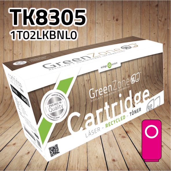 Green Zone para Kyocera TK8305M Kit Toner Magenta (15.000 Copias) Polimerizado