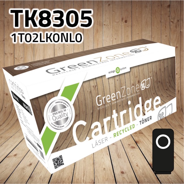 Tóner Kyocera TK8305K polimerizado negro | 25.000 páginas | Green Zone