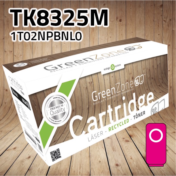 Green Zone para Kyocera TK8325M Kit Toner Magenta (12.000 Copias)