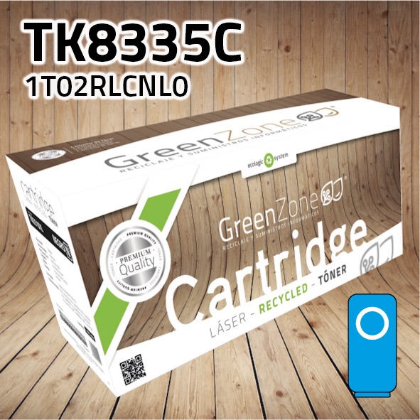[GKT8335C] Tóner Kyocera TK8335C cian | 15.000 páginas | Green Zone