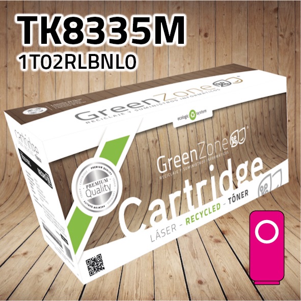 Green Zone para Kyocera TK8335M Kit Toner Magenta (15.000 Copias)