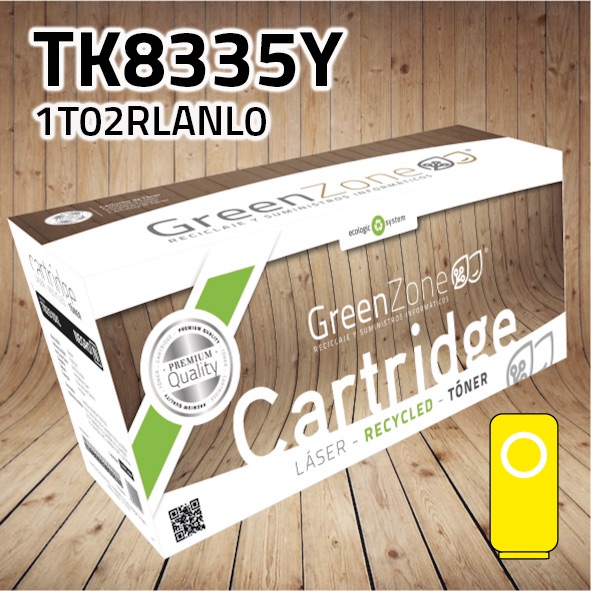 Tóner Kyocera TK8335Y amarillo | 15.000 páginas | Green Zone