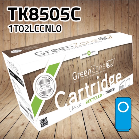 Tóner Kyocera TK8505 cian | 20.000 páginas | Green Zone
