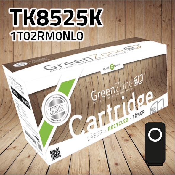 Green Zone para Kyocera TK8525K Kit Toner Negro (30.000 Copias)