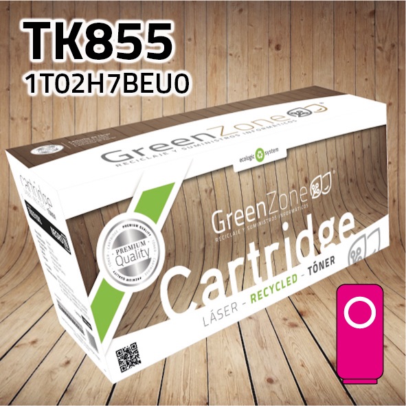 [GKT855M] Tóner Kyocera TK855 magenta | 18.000 páginas | Green Zone