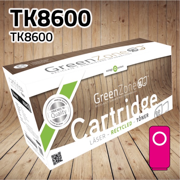 Tóner Kyocera TK8600 magenta | 20.000 páginas | Green Zone